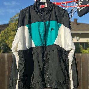 Vintage Grey tag nike Windbreaker